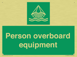 Person overboard equipment